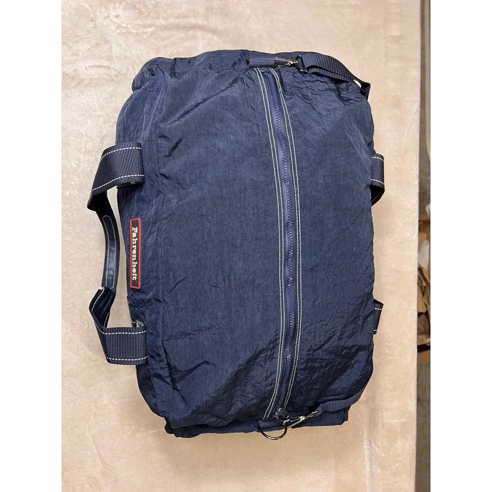 RARE ORIGINAL 1980's CHRISTIAN DIOR FAHRENHEIT DUFFLE BAG VINTAGE NAVY BLUE